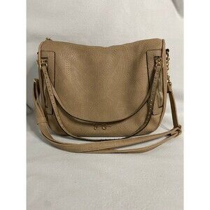 Jessica Simpson beige paisley handbag